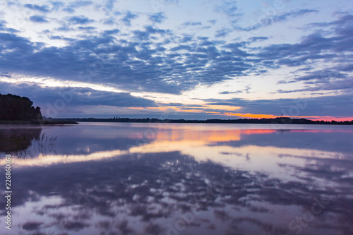 The lake at  evening © Kazimierz