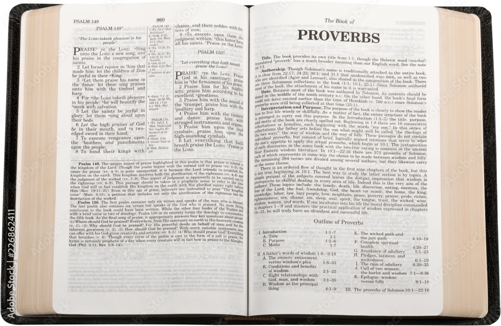 Obraz premium Open Bible