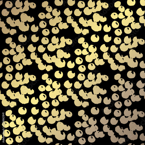 golden floral pattern