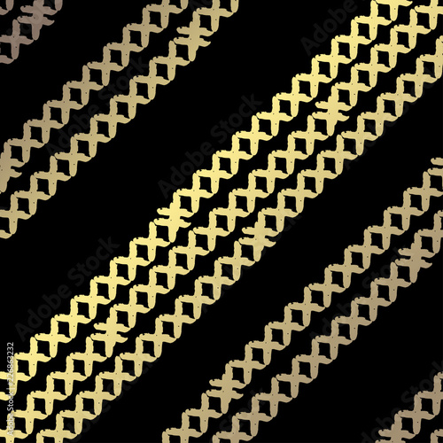 golden floral pattern