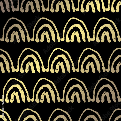 golden floral pattern
