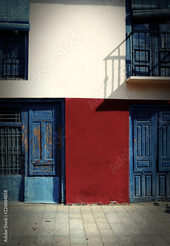 Colorful facade. Astorga. Spain
