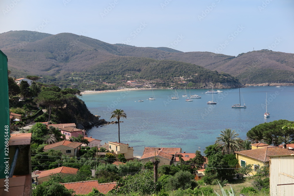Elba - Biodola Bucht mit Monte Capanne