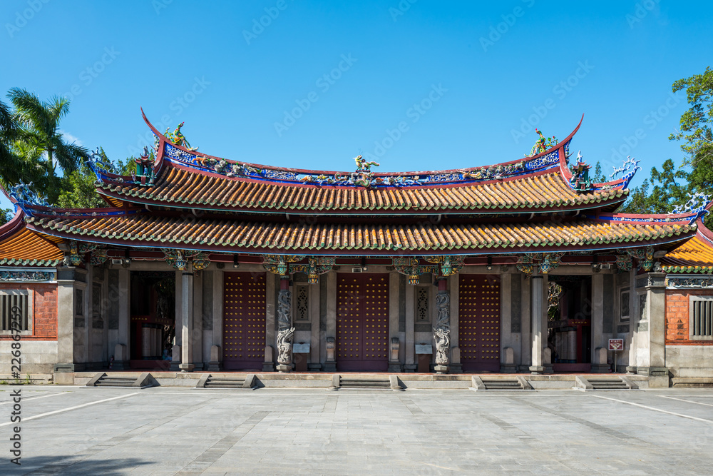 The Confucius temple in Taipei, Taiwan.