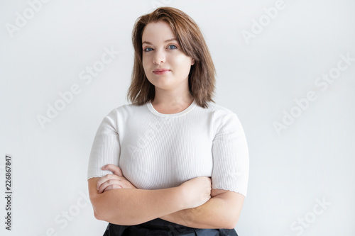 Canvastavla Portrait of confident smiling businesswoman
