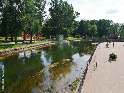 Fluss durch Pisz in Polen photo