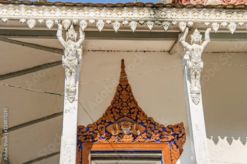 The oldest Cambodian monastery building near the village Kampong Tralach Leu in Cambodia photo