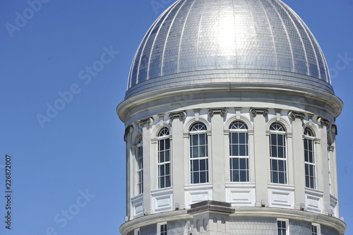 Dome of Marche Bonsecours in Old Montreal