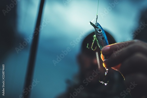 Fly Fishing Bait Closeup