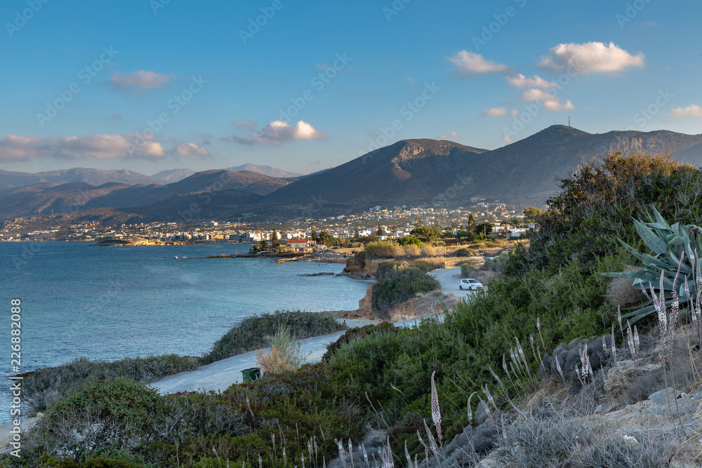Coast near the town Sarantaris, Crete, Greece