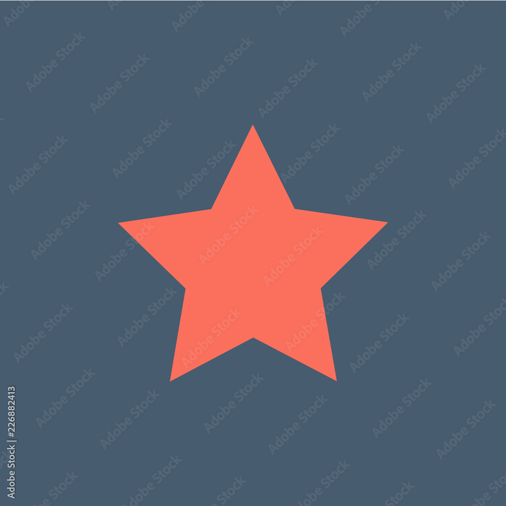 Orange star isolated on white background. Low poly origami style design. Polygonal design for business Orange star isolated on white background. Low poly origami style design. Polygonal design for business