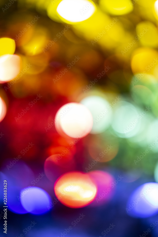 Festive sequin Glitter Bokeh Background 
