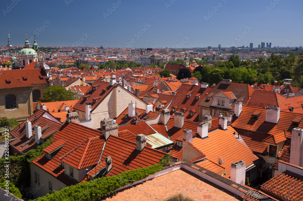 Pragues roofs - view from Hradcany Pragues roofs - view from Hradcany