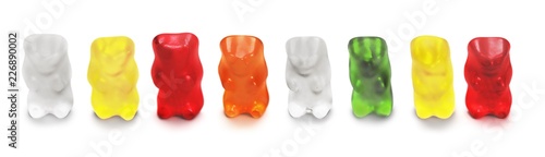 Gummy bear line up