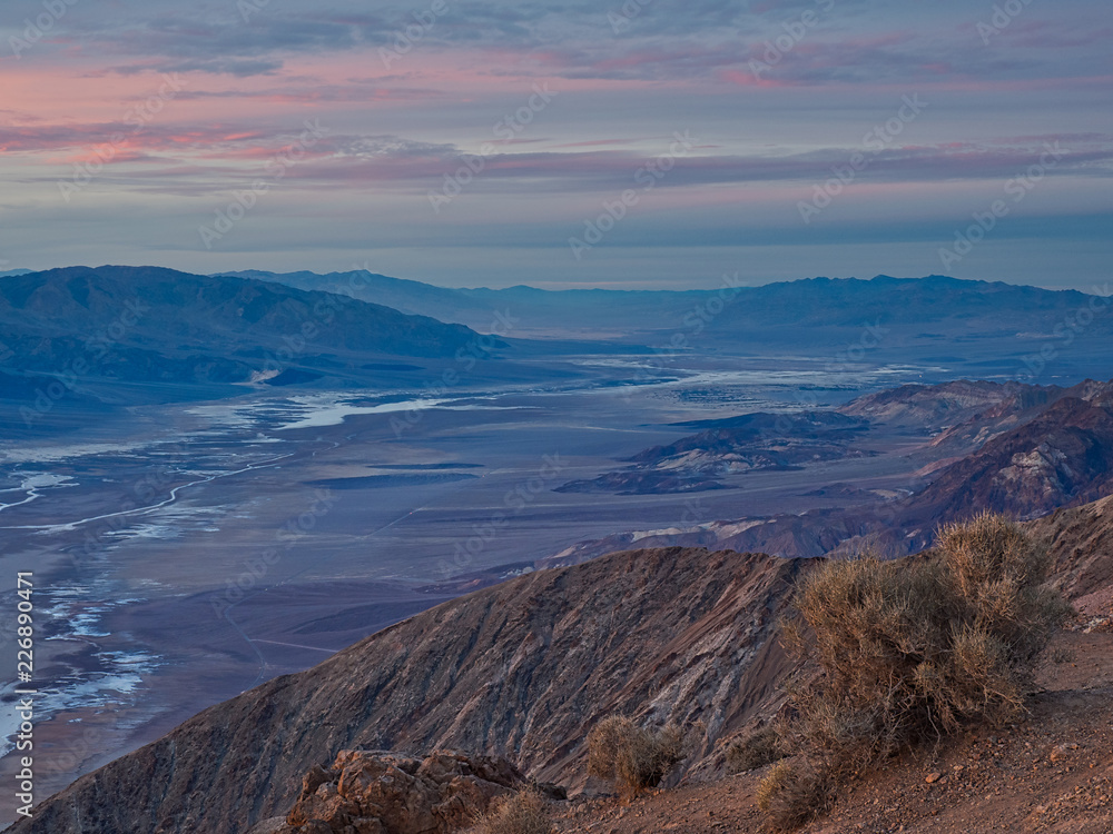 Badwater basin seen from Dante's view, Death Valley National Park