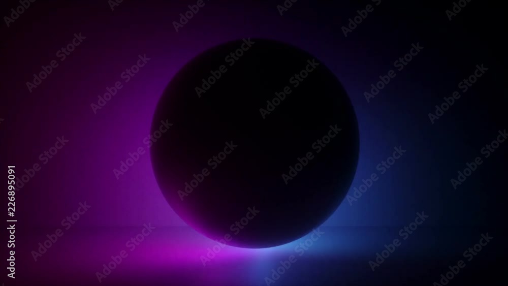 3d rendering, glowing neon light sphere, laser show, disco ball, esoteric energy, abstract background, looped animation, ultraviolet spectrum,