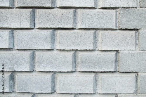 Texture of gray stone concrete wall.