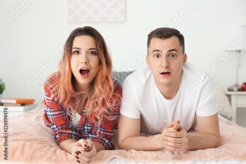 Portrait of cute young lovi...
