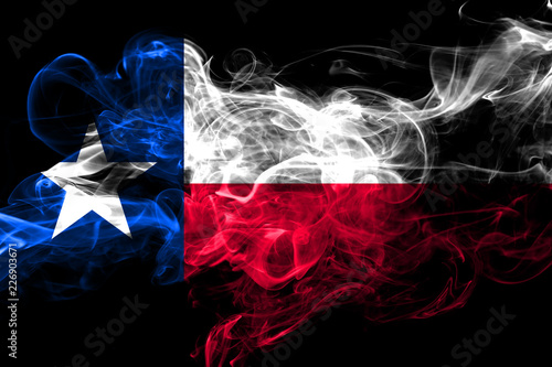 Fototapeta Texas kolorowa flaga palenia 2018.