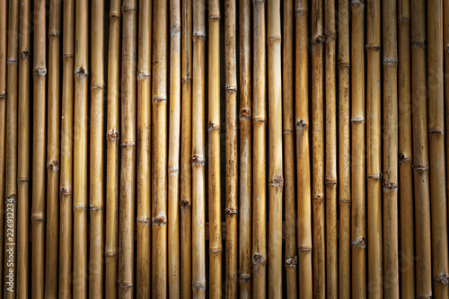 Brown Bamboo wall for Background