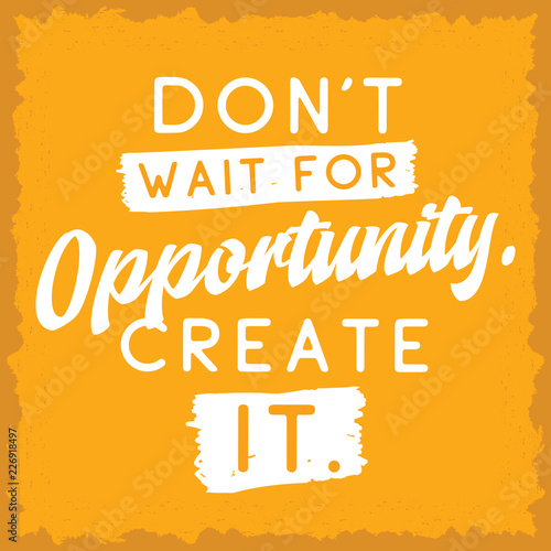 Typography for t shirt or sweatshirt printing and embroidery. Print for tee. Inspirational quote, motivation.