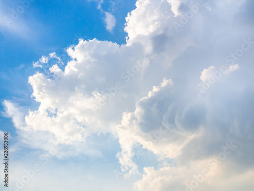 Blue sky and cloud