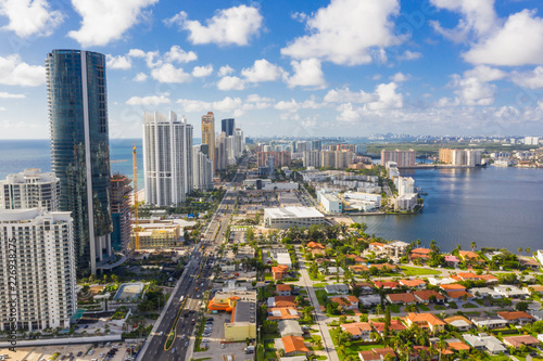 Aerial photography Miami Dade Sunny Isles Beach FL © Felix Mizioznikov