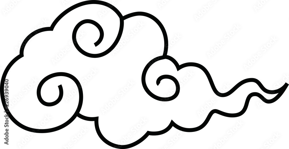 Japanese style cloud Japanese style cloud