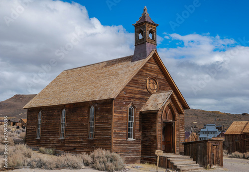 Old west church photo