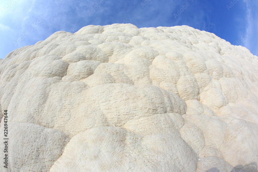 travertines in Pamukkale, Turkey