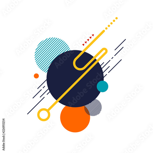 Abstract modern background decorative with geometric shape