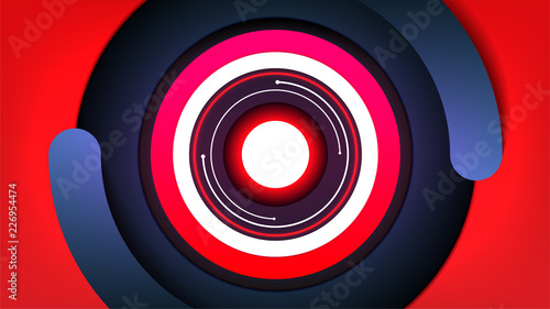 technology network connection cycles background