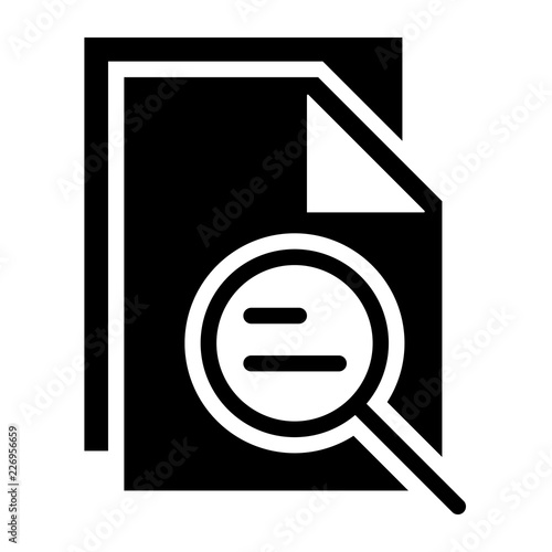 document with search icon