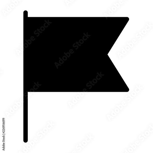 Vector image of flag icon.
