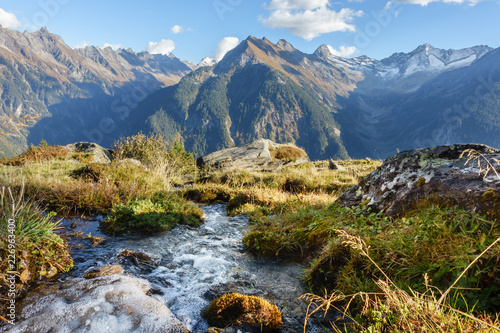Quellwasser in den Alpen