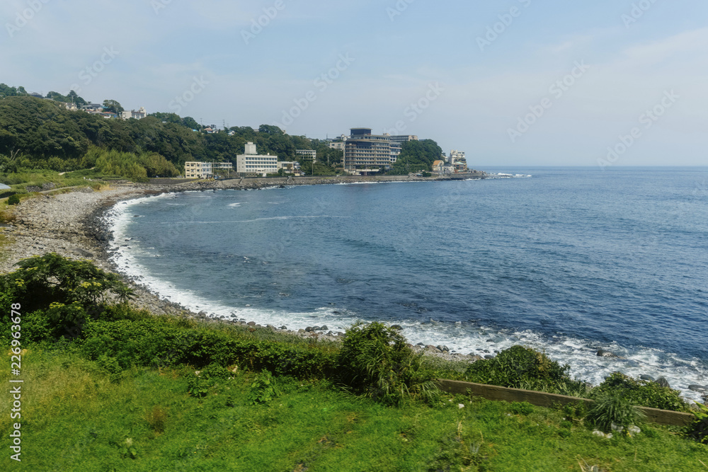 seascape of Izukyn Shimoda Station