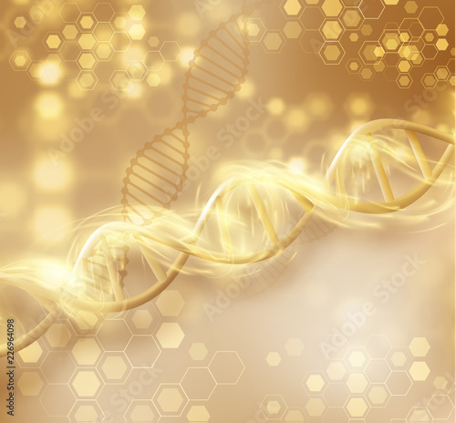 DNA strand structure vector background. Vector EPS10
