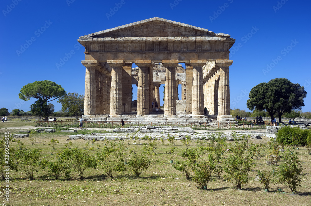 Temples of Paestum Archaeological Site, Salerno,
