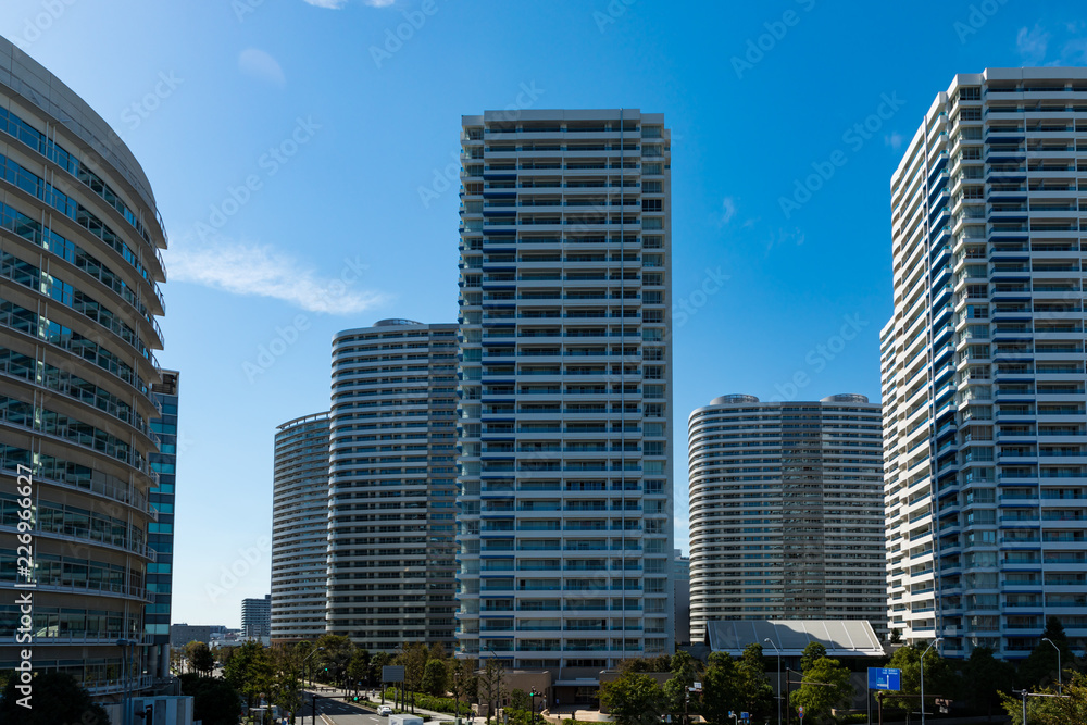 (神奈川県ｰ都市風景)みなとみらいの都市景観４