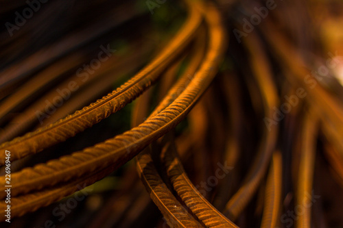 Steel from factories 