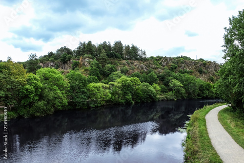 Beautiful view of calm river in countryside © Pixel-Shot