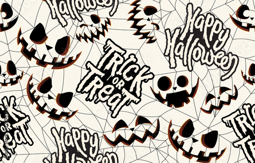 Halloween seamless pattern. Digital pattern for Halloween design Perfect for decoration, wrapping papers, greeting cards, web page background.