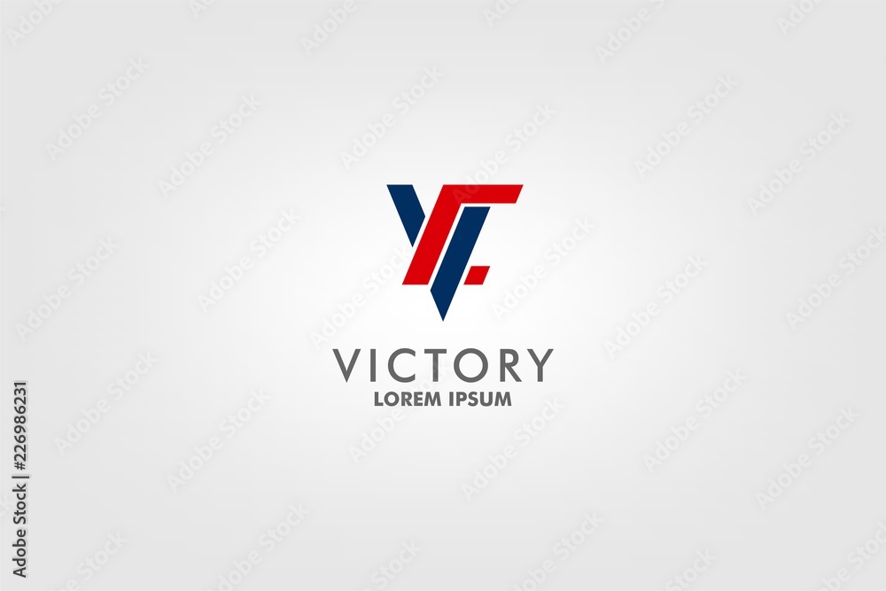 VC lettering logo for Victory VC lettering logo for Victory
