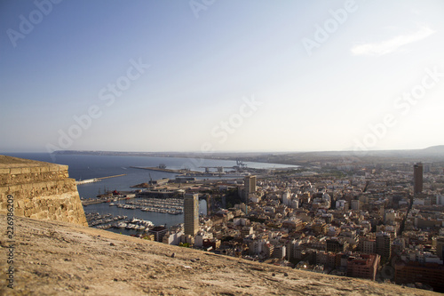 view of alicante castle