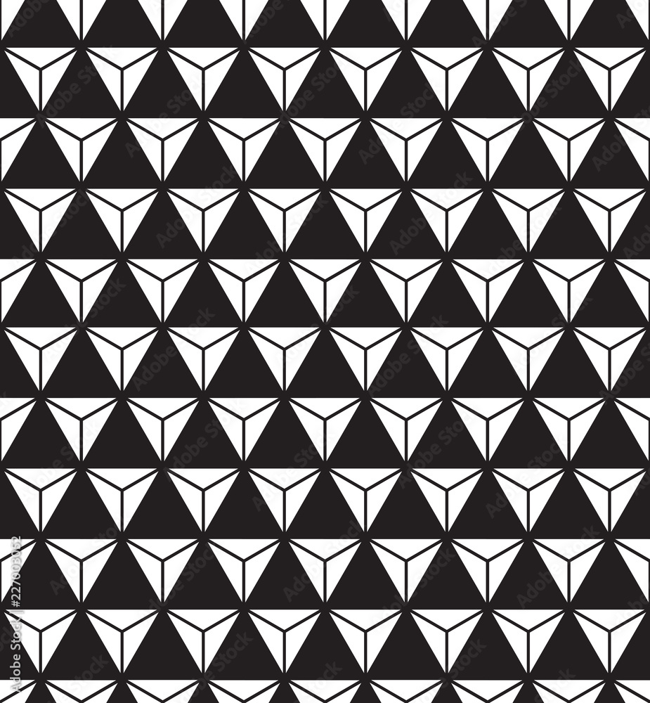 Seamless abstract geometric triangle form facet pattern. Triangle texture background. Seamless abstract geometric triangle form facet pattern. Triangle texture background.
