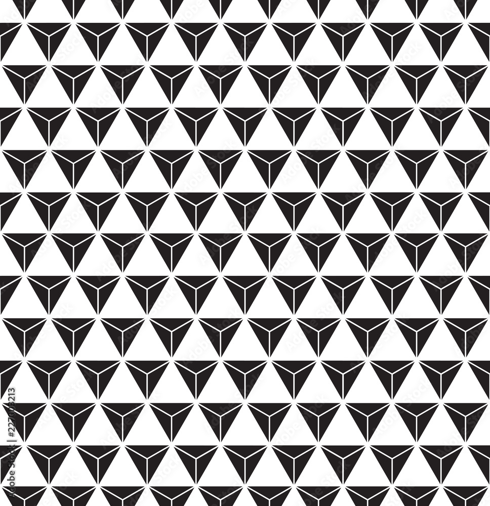 Seamless abstract geometric triangle form facet pattern. Triangle texture background. Seamless abstract geometric triangle form facet pattern. Triangle texture background.