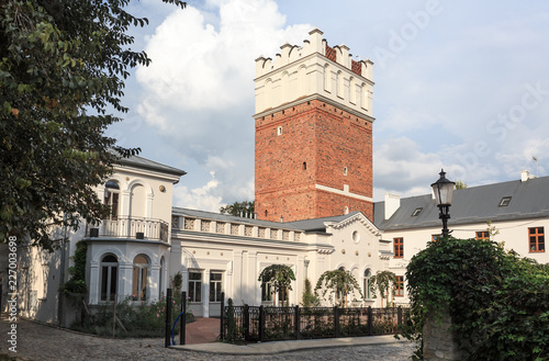 Historic Opatow Gate in Sandomierz, Poland