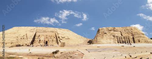 Фотография Abu Simbel, the Great Temple of Ramesses II and Small Temple of Nefertari, Egypt