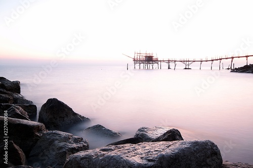 Trabocco all'alba