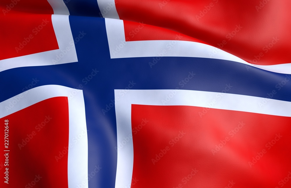 Fototapeta premium Flag of Norway
